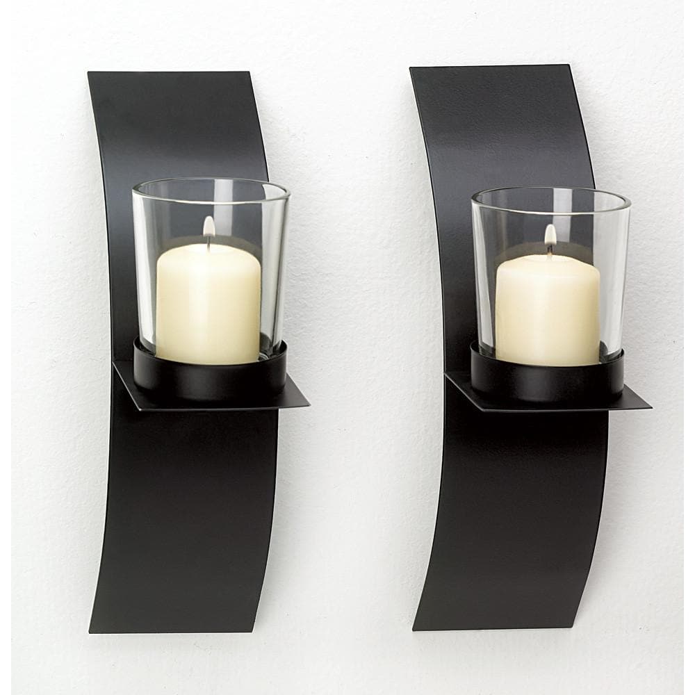 Mod-art Candle Sconce Duo - The House of Awareness