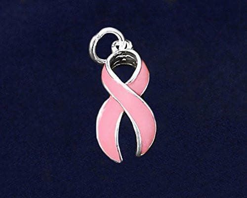 Breast Cancer Pink Ribbon Charm - The House of Awareness