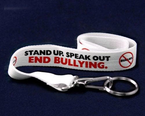 Anti-Bullying Awareness "Stand Up Speak Up" Lanyard - The House of Awareness
