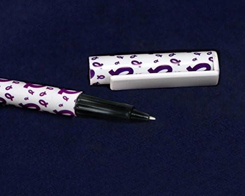 Purple Ribbon Pens for Causes - The House of Awareness