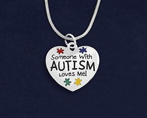 "Someone With Autism Loves Me" Necklace - The House of Awareness