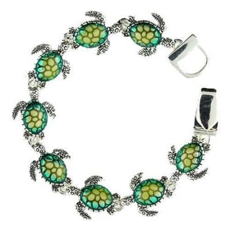 Sea Turtle Link Magnetic Clasp Bracelet - The House of Awareness