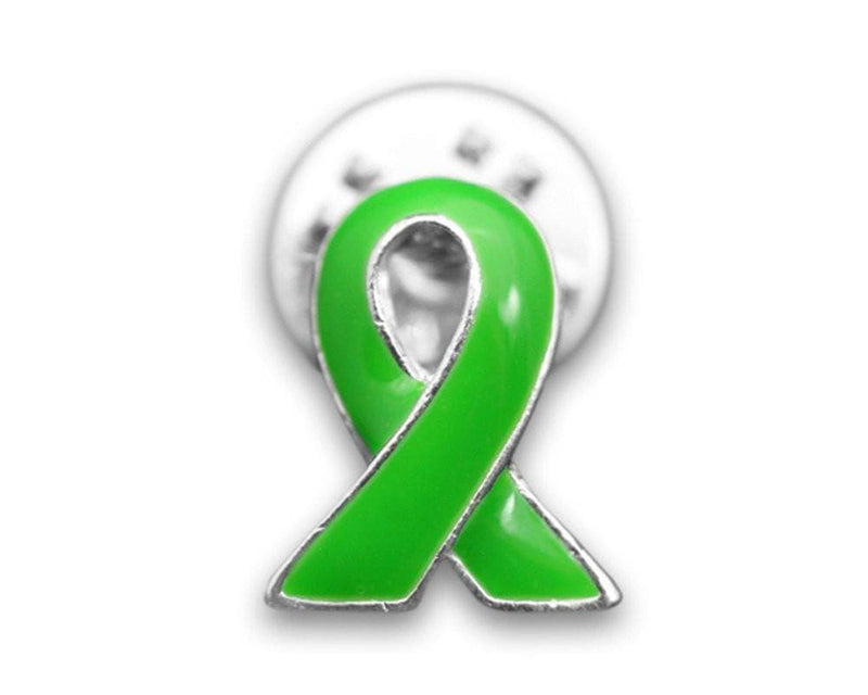 Green Ribbon Pin for Cancer - The House of Awareness