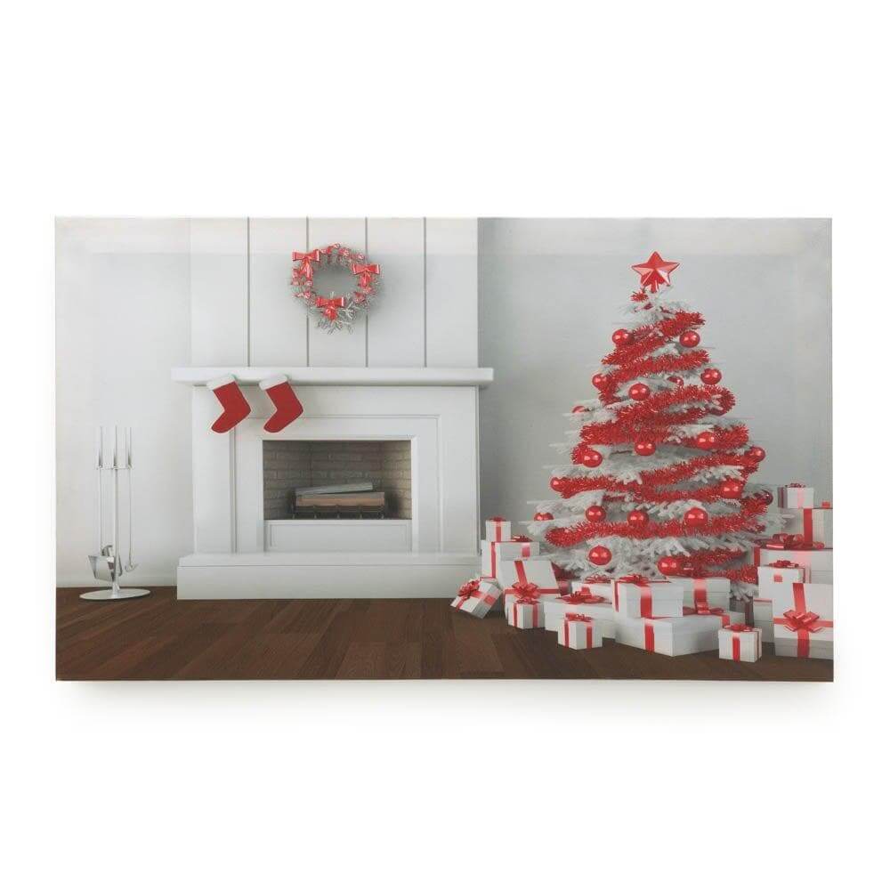Holiday Fireplace Led Wall Art - The House of Awareness