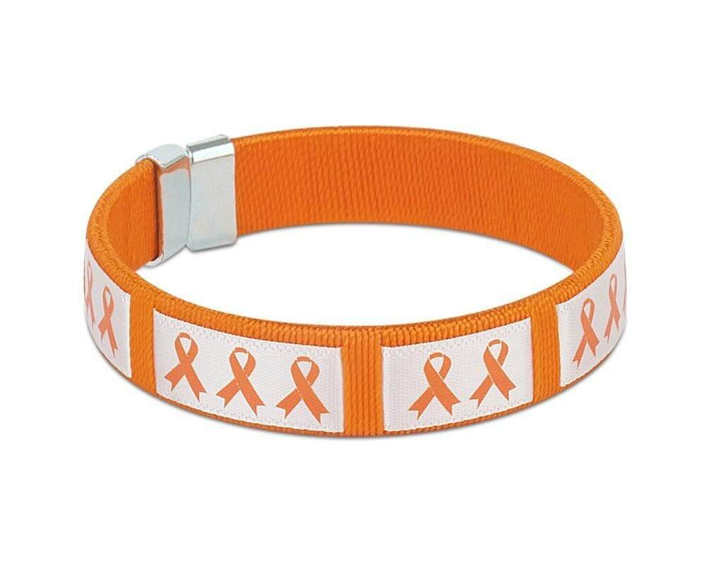Orange Ribbon Awareness Bangle Bracelet - The House of Awareness