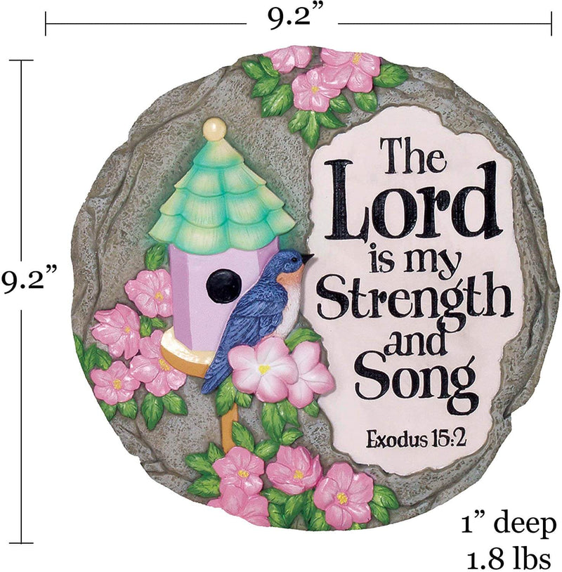 Lord is my Strength Decorative Garden Stone