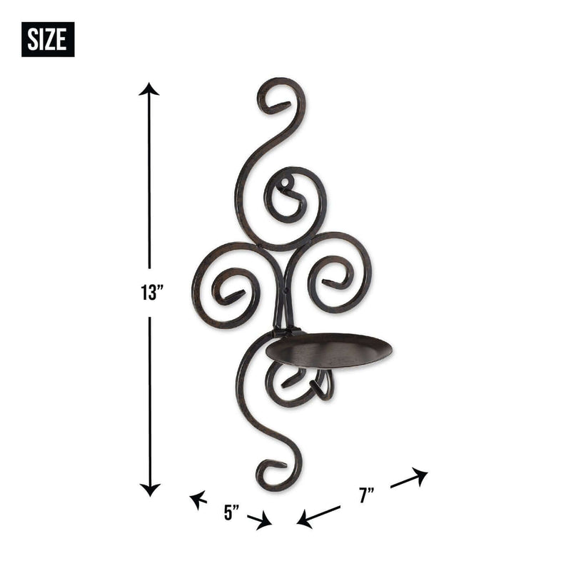 Scrollwork Candle Sconces- The House of Awareness