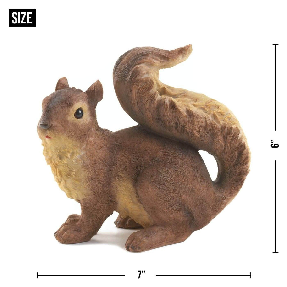 Curious Squirrel Garden Statue - The House of Awareness