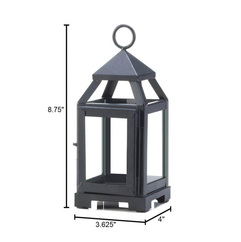 Black Mini Contemporary Lantern - The House of Awareness