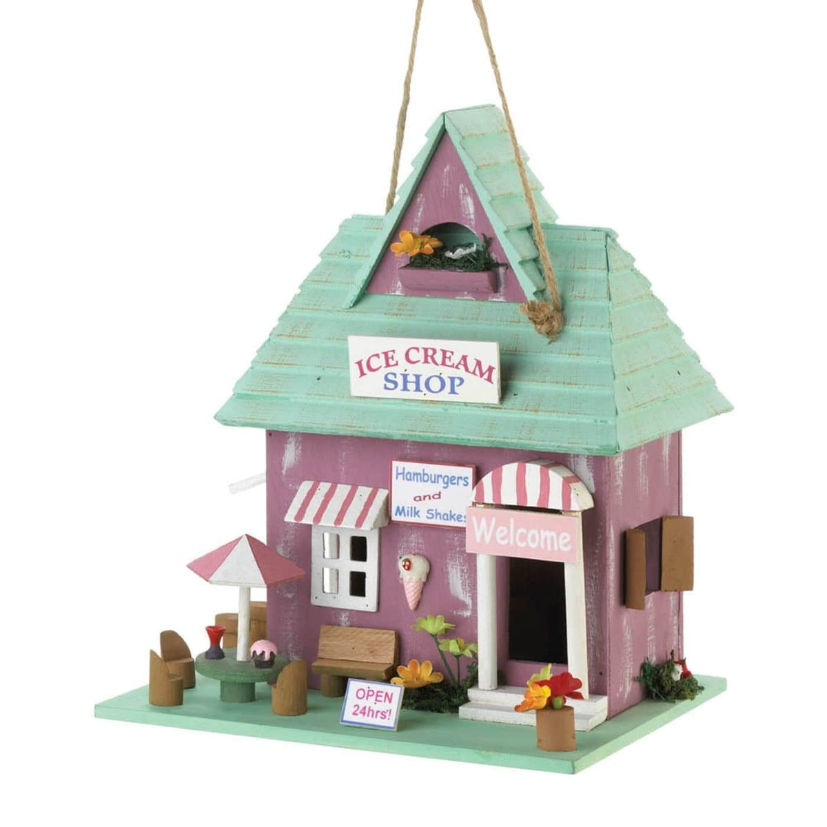 Ice Cream Parlor Birdhouse