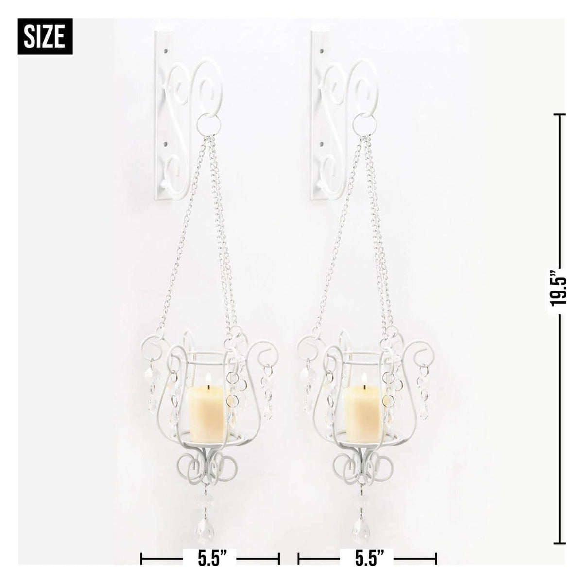 Bedazzling Pendant Sconce Duo- The House of Awareness