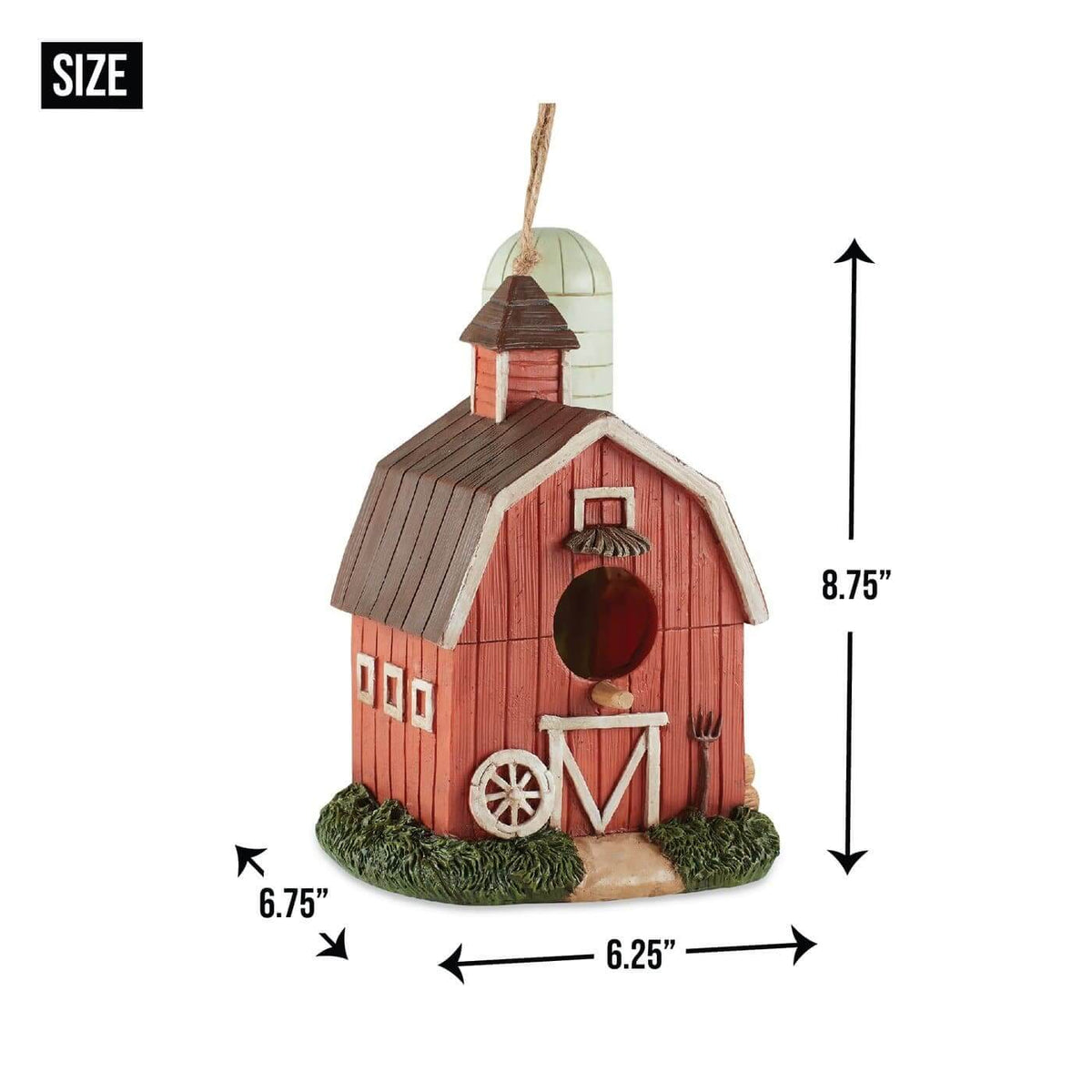  Red Barn Birdhouse- The House of Awareness