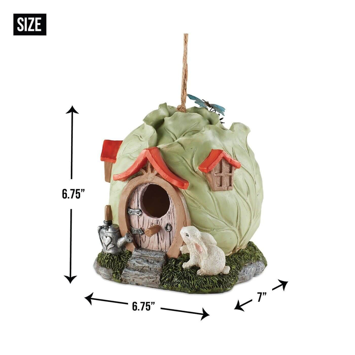 Cabbage Cottage Birdhouse- The House of Awareness