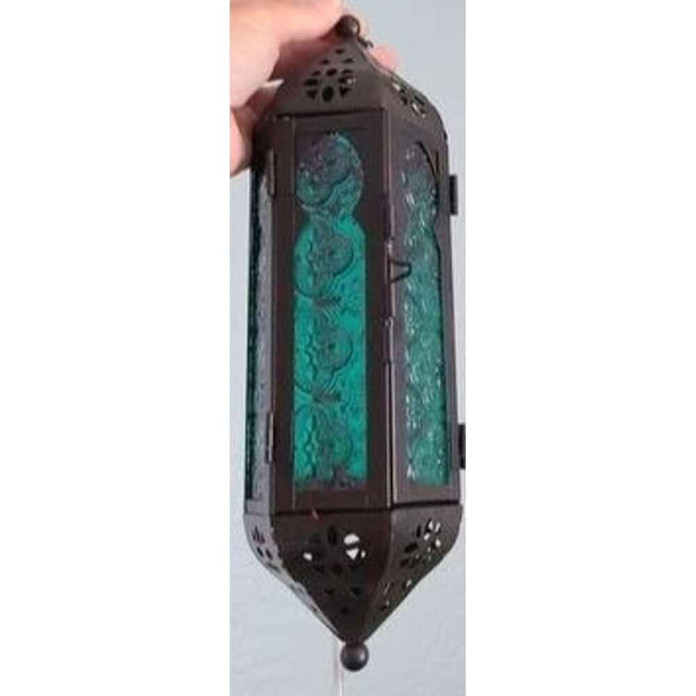Green Serenity Hanging Candle Lamp