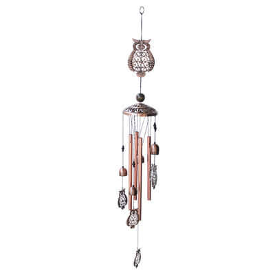 Owl Bronze Wind Chimes-The House of Awareness