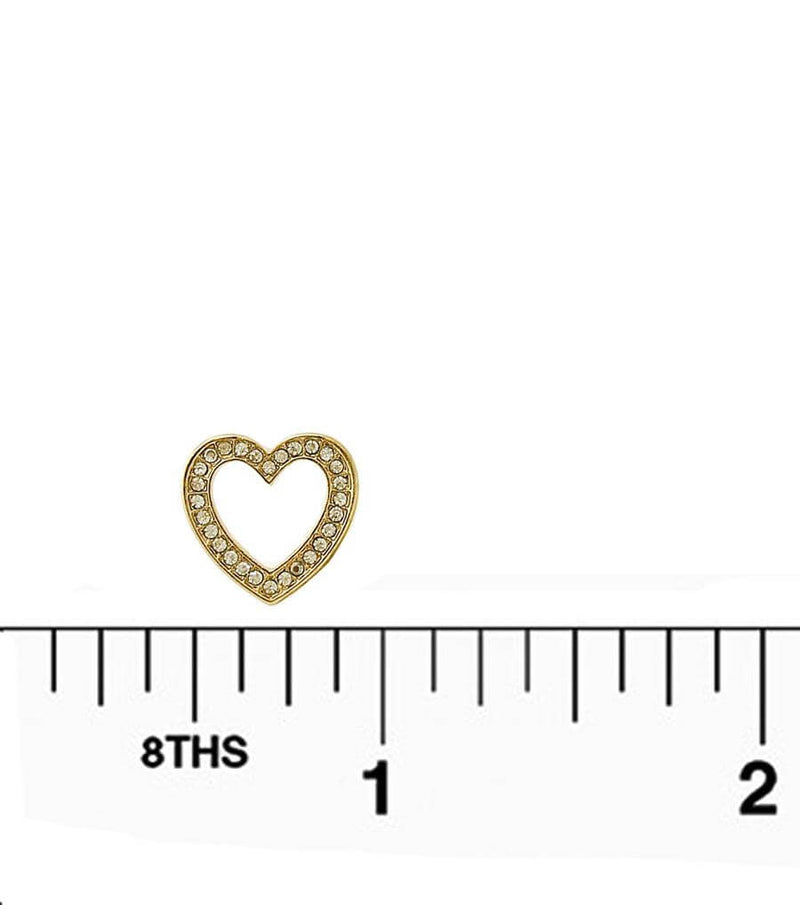 Gold Heart Stud Earrings - The House of Awareness