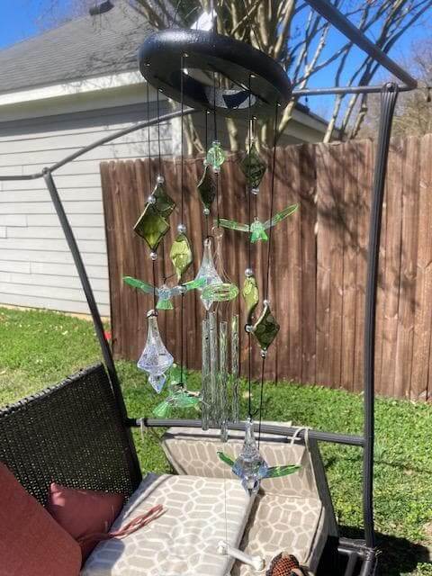 Green Hummingbird Wind Chime-The House of Awareness