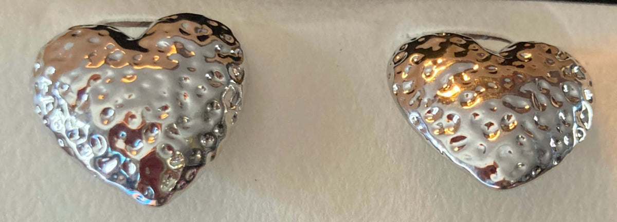 Silver Heart Silver Necklace Set