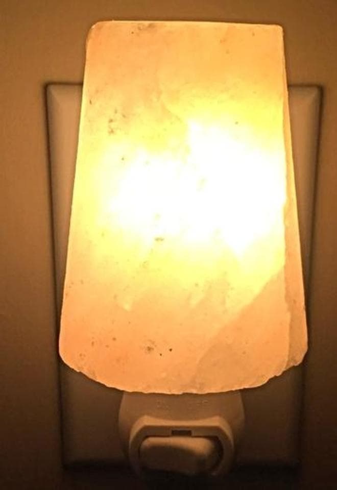 Himalayan Crystal Salt Lampshade Night Light - The House of Awareness