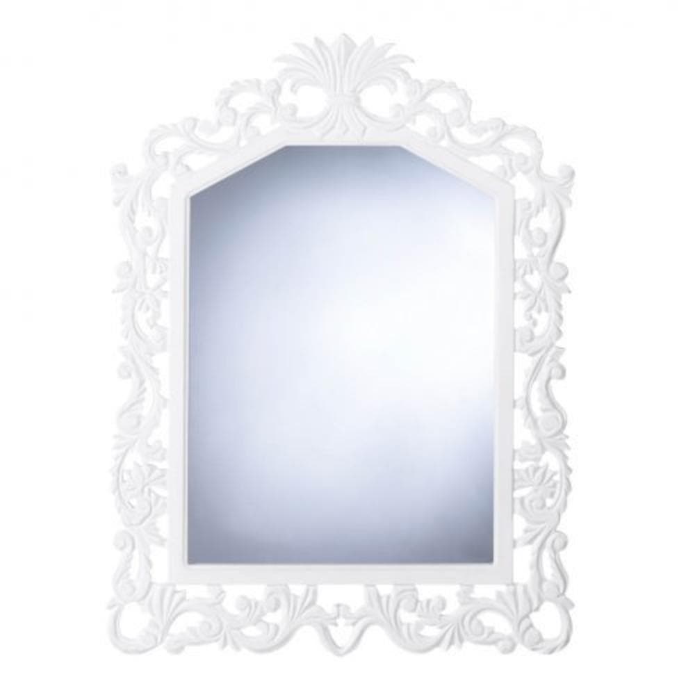 Set of 2 Lavish White Wall Mirrors - The House of Awareness