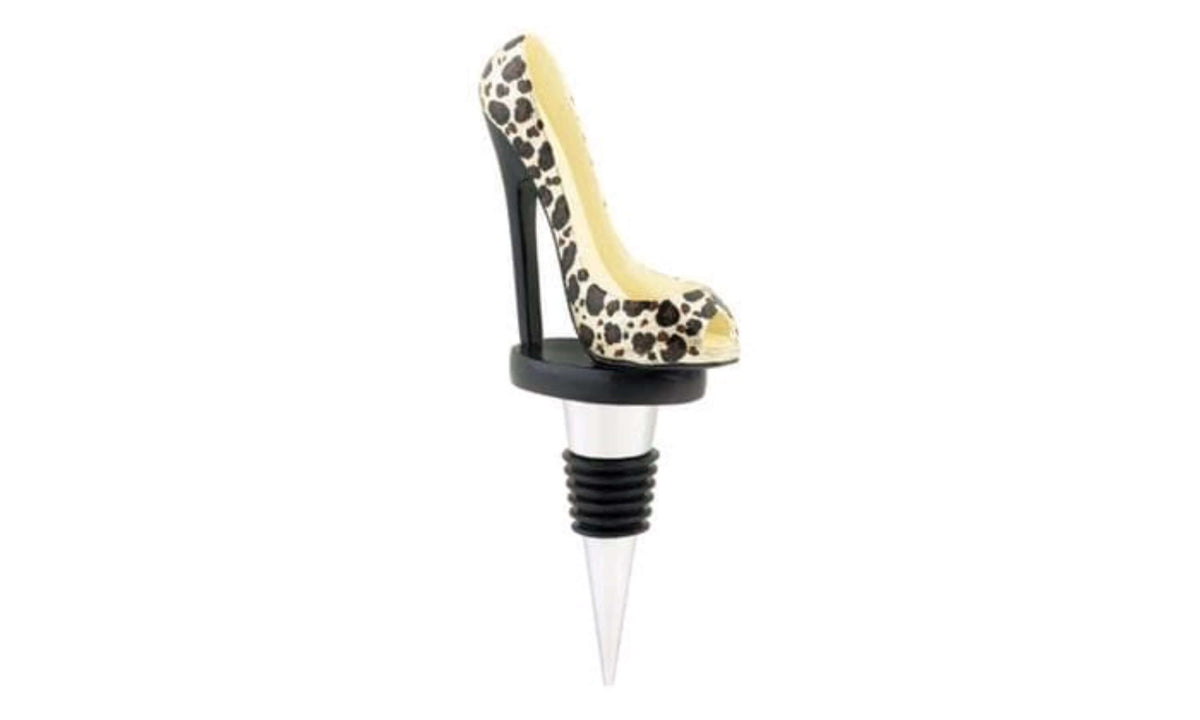 Leopard Shoe Wine Stopper - The House of Awareness