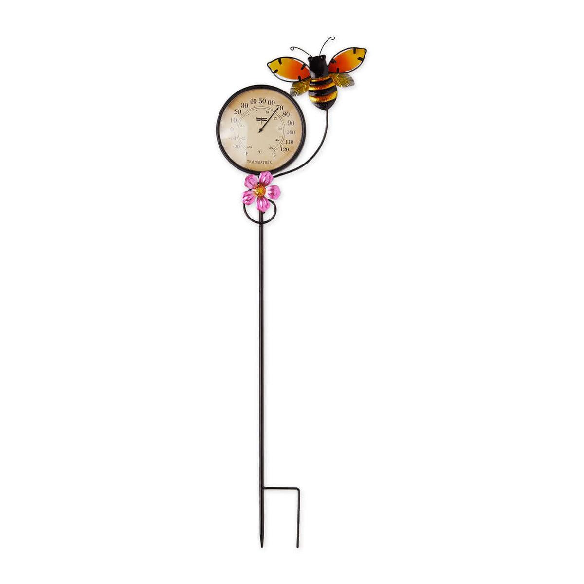 Bee and Butterfly Thermometer Garden Stake- The House of Awareness