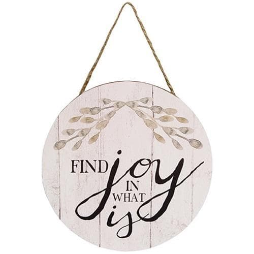  Short Inspirational Phrases Circle Hanging Signs- The House of Awareness