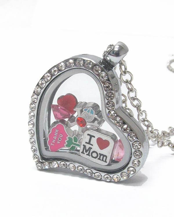 Heart Charm Locket for Mother's Day - The House of Awareness