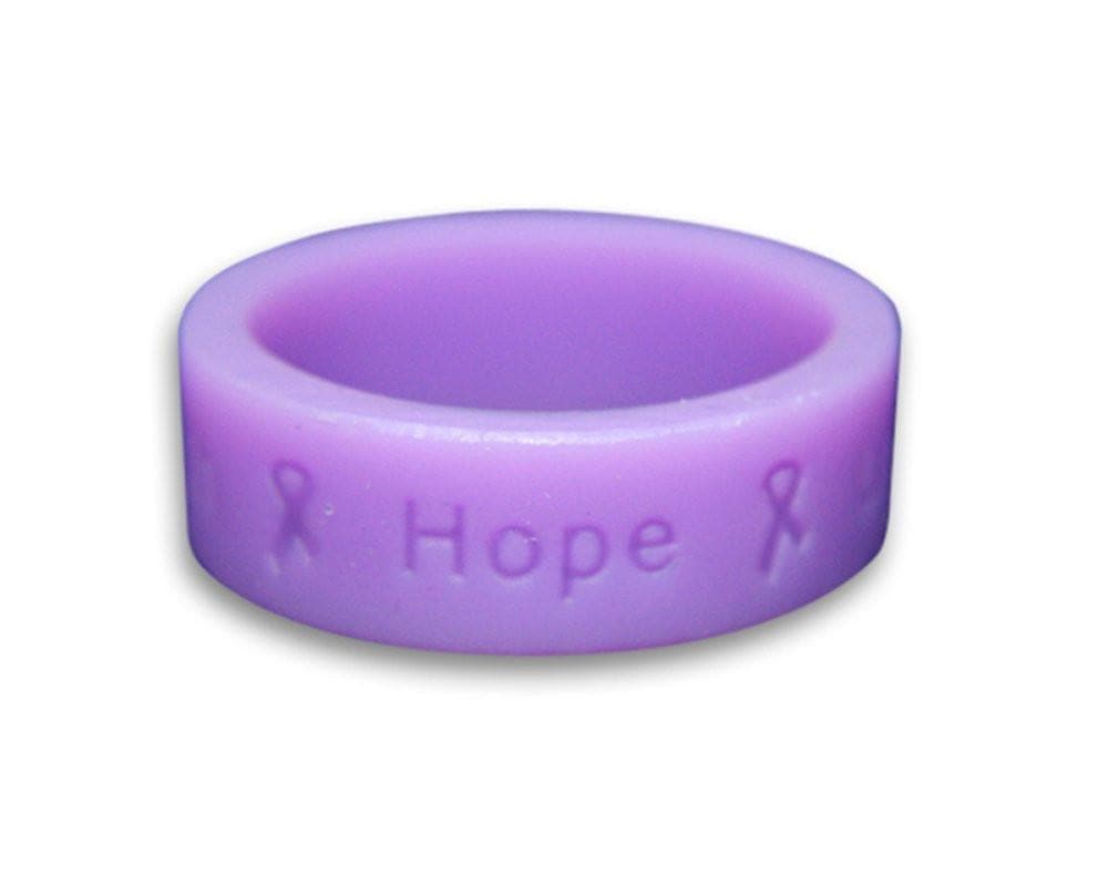 Lavender Ring with Words Faith, Hope, Love - The House of Awareness