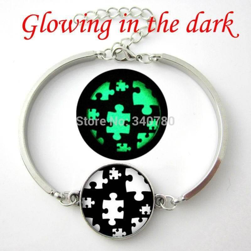 Glow in the dark Autism Awareness Bracelet - The House of Awareness