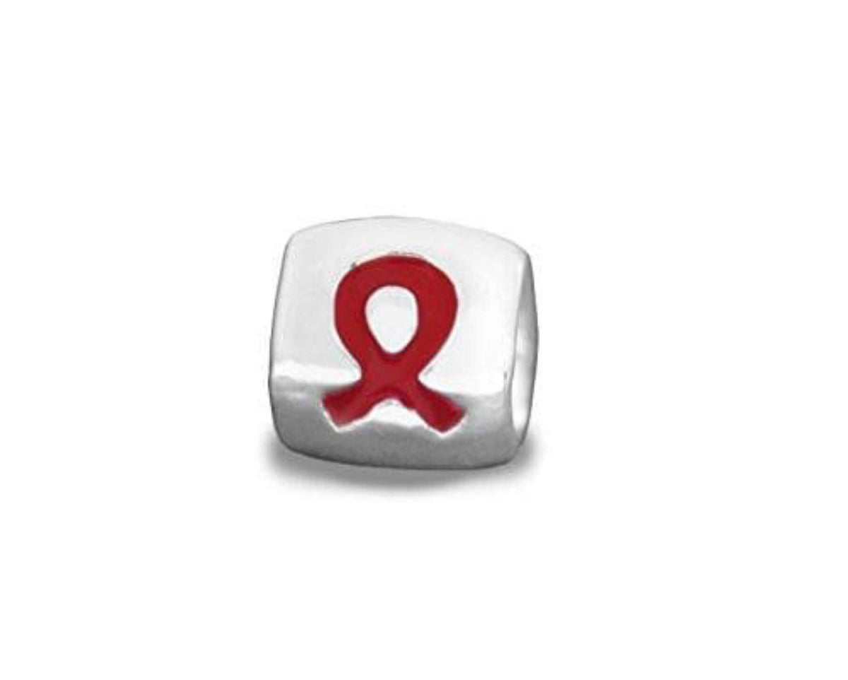 Red Ribbon Awareness Charm for Causes - The House of Awareness