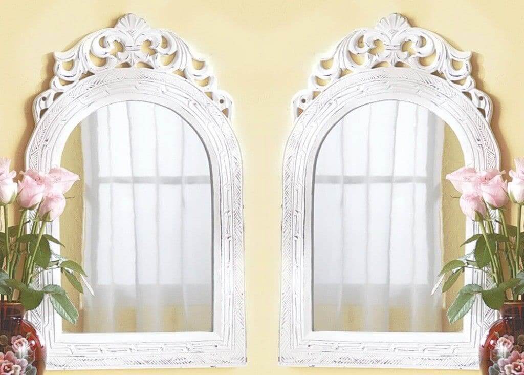 Set of 2 Arched-top Wall Vintage Mirrors - The House of Awareness