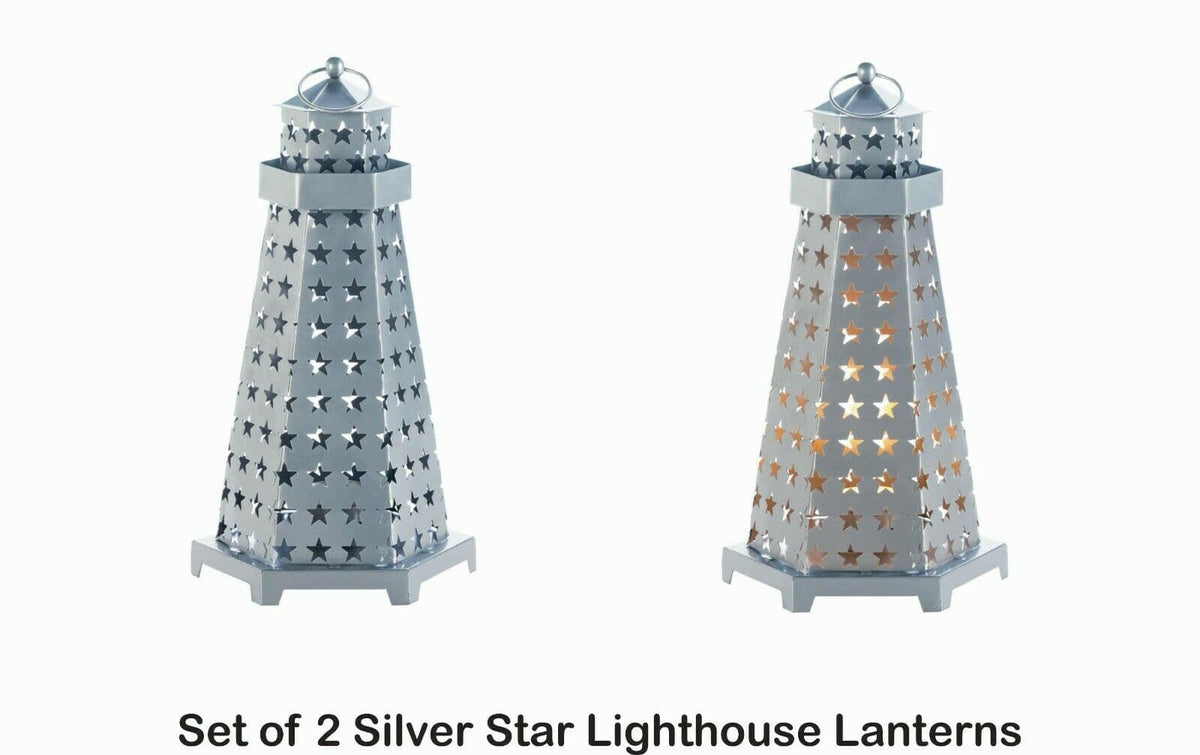 Set of 2 Super Star Candle Lighthouses - The House of Awareness