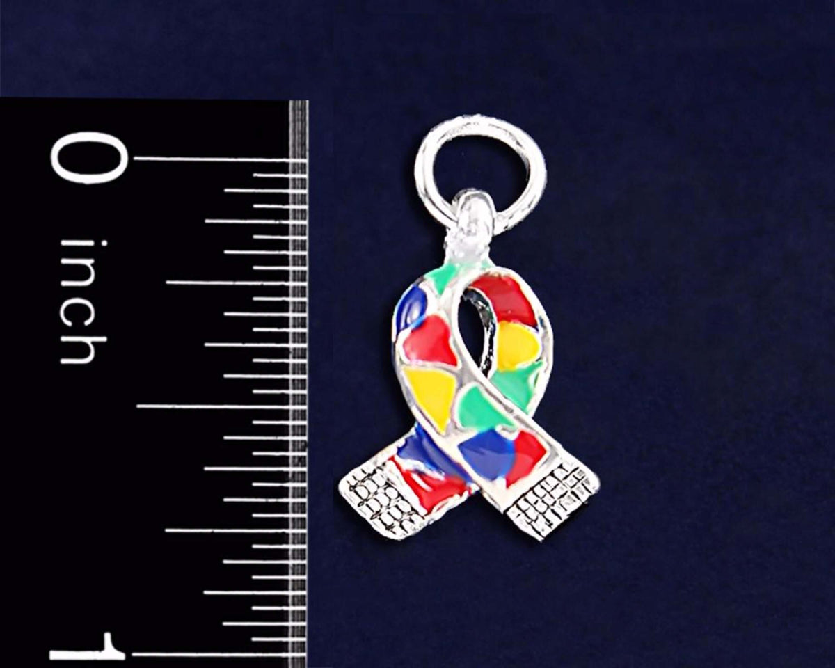 Autism Ribbon Small Hanging Charm - The House of Awareness